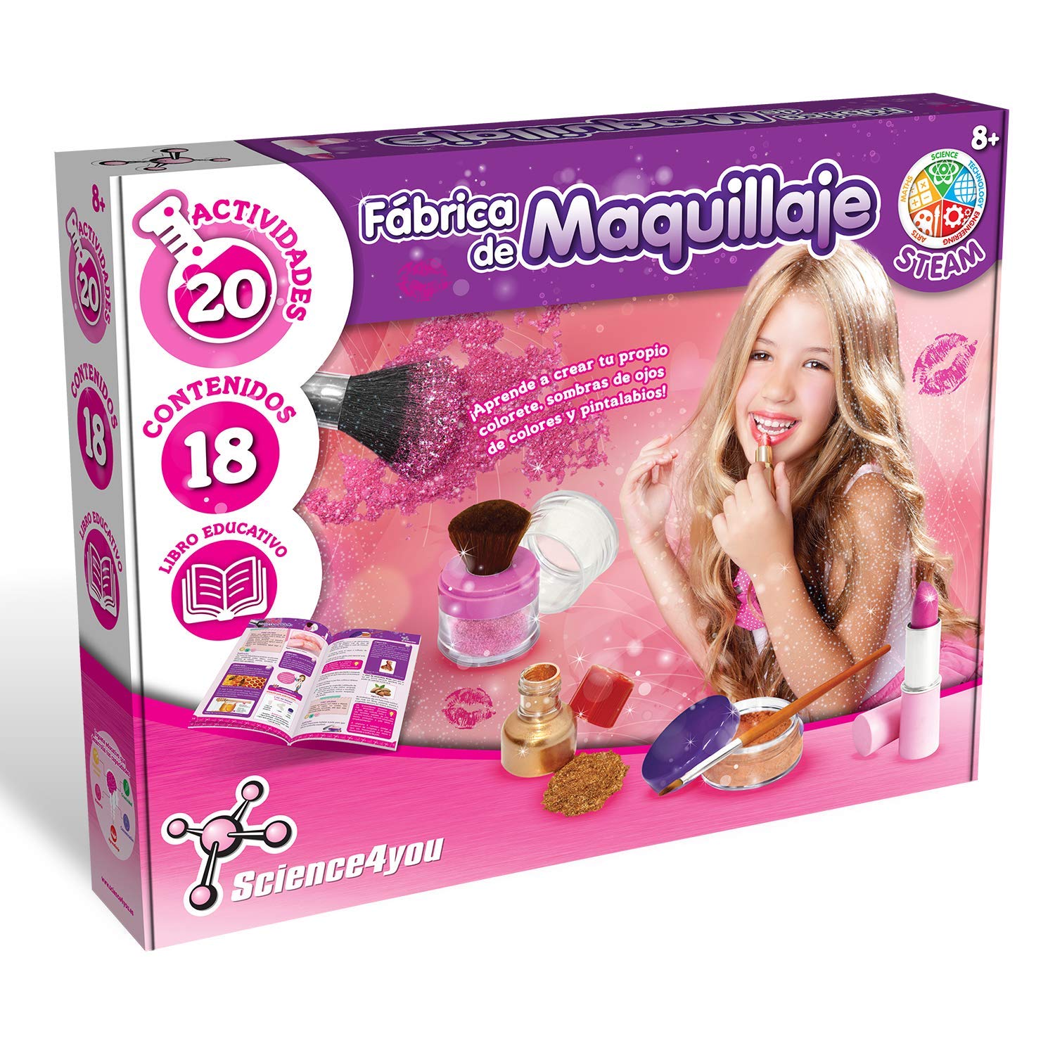 Science4you Makeup Factory - Science Toy for Kids 8+, Educational & Fun for Creative Play