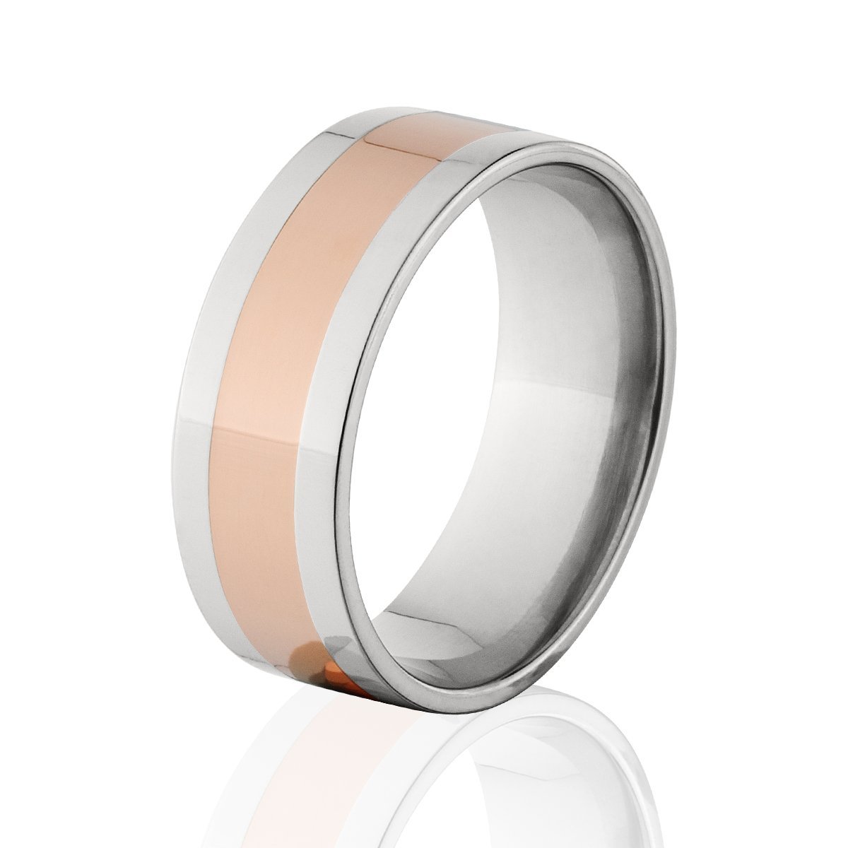 Premium Titanium Rings for Men & Women - Durable Titanium Wedding Bands with Copper Inlay - Perfect for Engagement, Anniversary & Everyday Wear