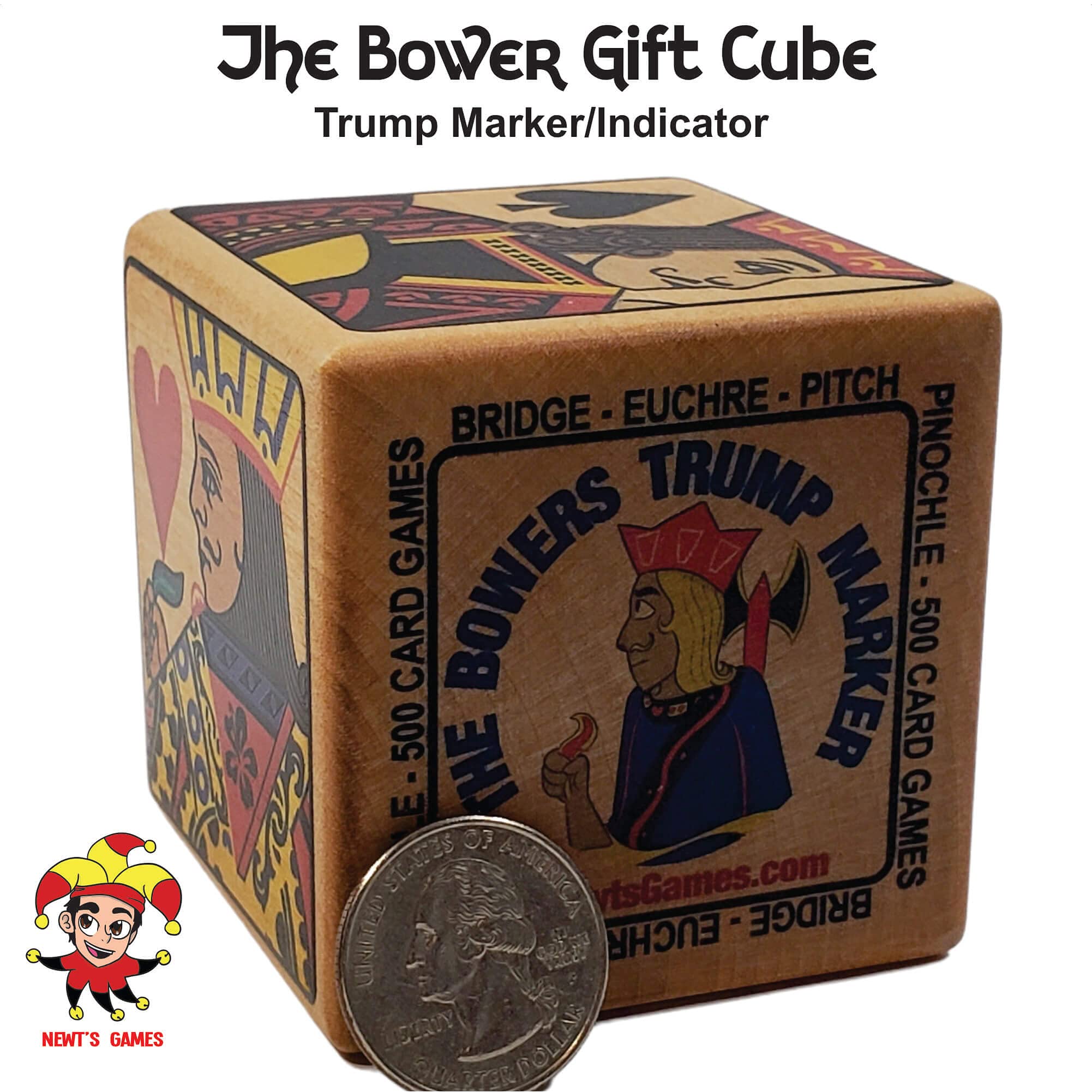 Premium Bowers Deluxe Trump Marker & Indicator for Playing Cards - Perfect Gift for Card Players, Poker Nights & Magic Tricks