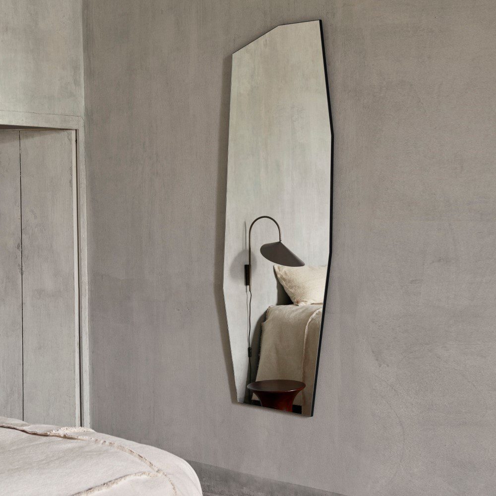 FERM LIVING Shard Wall Mirror - Full Size Decorative Mirror for Living Room, Bedroom & Entryway - Modern Scandinavian Design for Home Decor