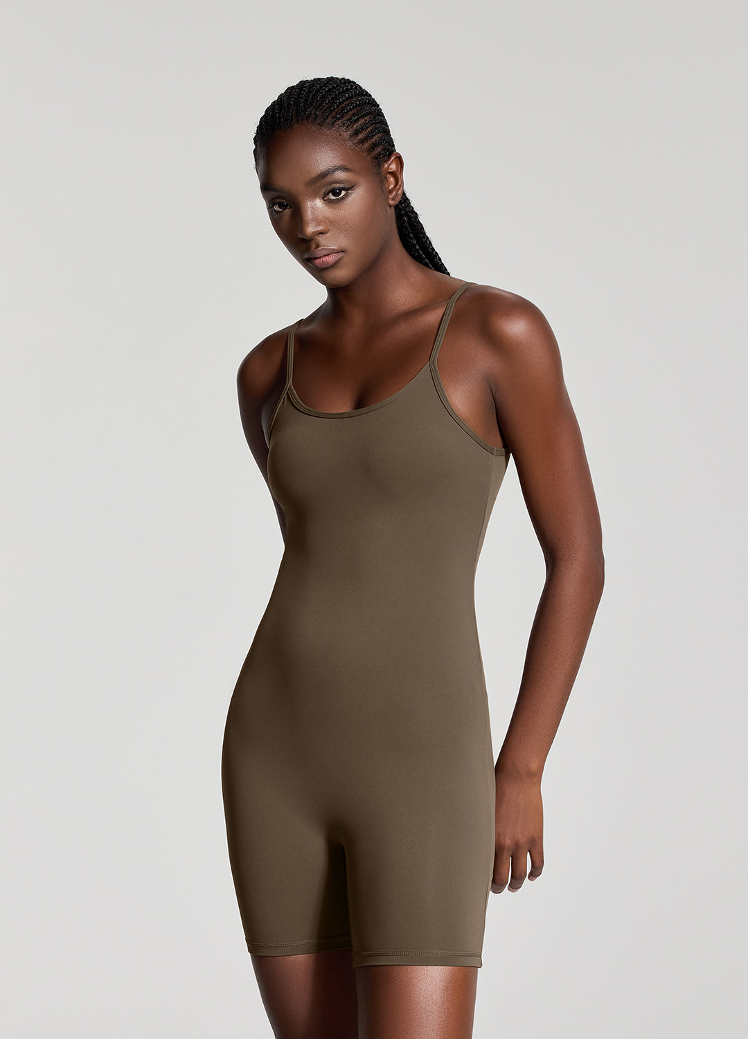 Women's Sleeveless One Piece Bodysuit - Stretchy Jumpsuit Romper for Summer, Workout & Lounge Wear - Perfect for Yoga, Gym, Beach and Casual Outfits