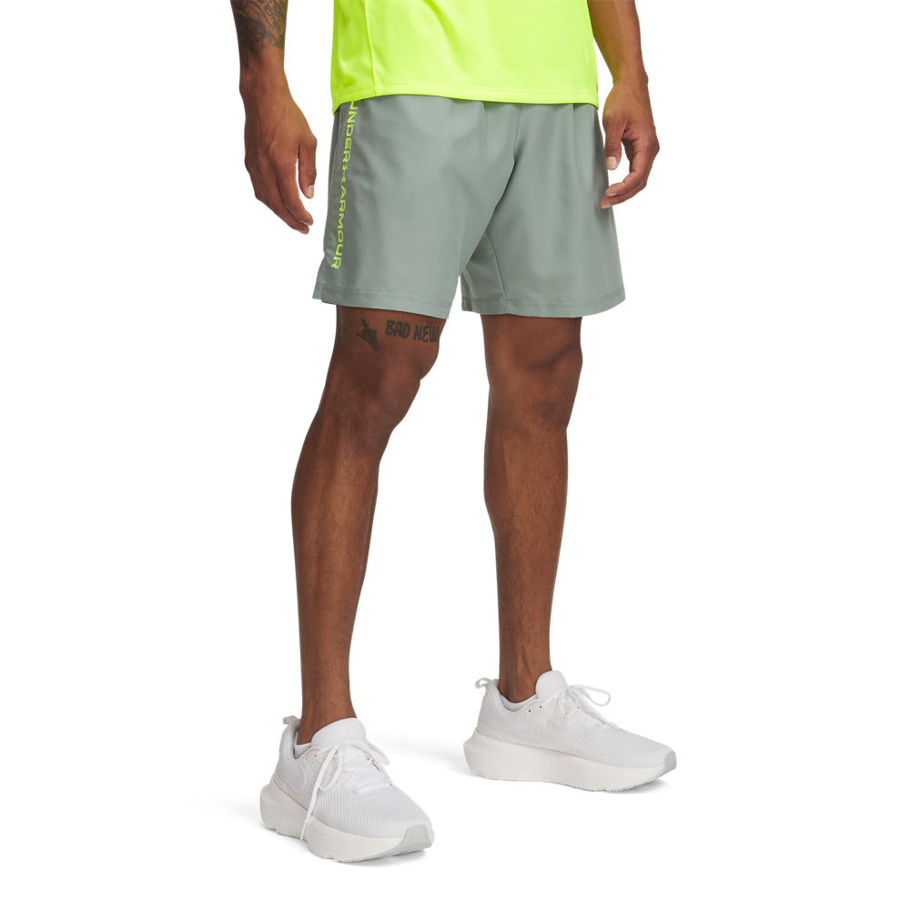 Men's Under Armour Woven Wordmark Shorts - Lightweight Athletic Training Shorts for Running, Gym & Casual Wear