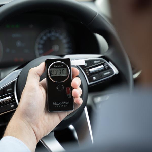 Andatech Alcosense Zenith+ Personal Breathalyser - Professional Alcohol Breath Tester for Accurate BAC Measurement | Perfect for Drivers, Workplace Safety & Personal Use