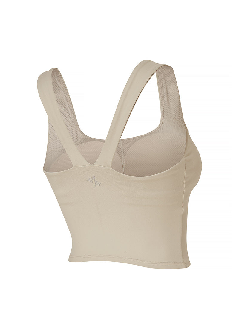 Soft Square Neck Bra Top - Comfortable Seamless Bralette for Women - Perfect for Yoga, Lounge & Everyday Wear