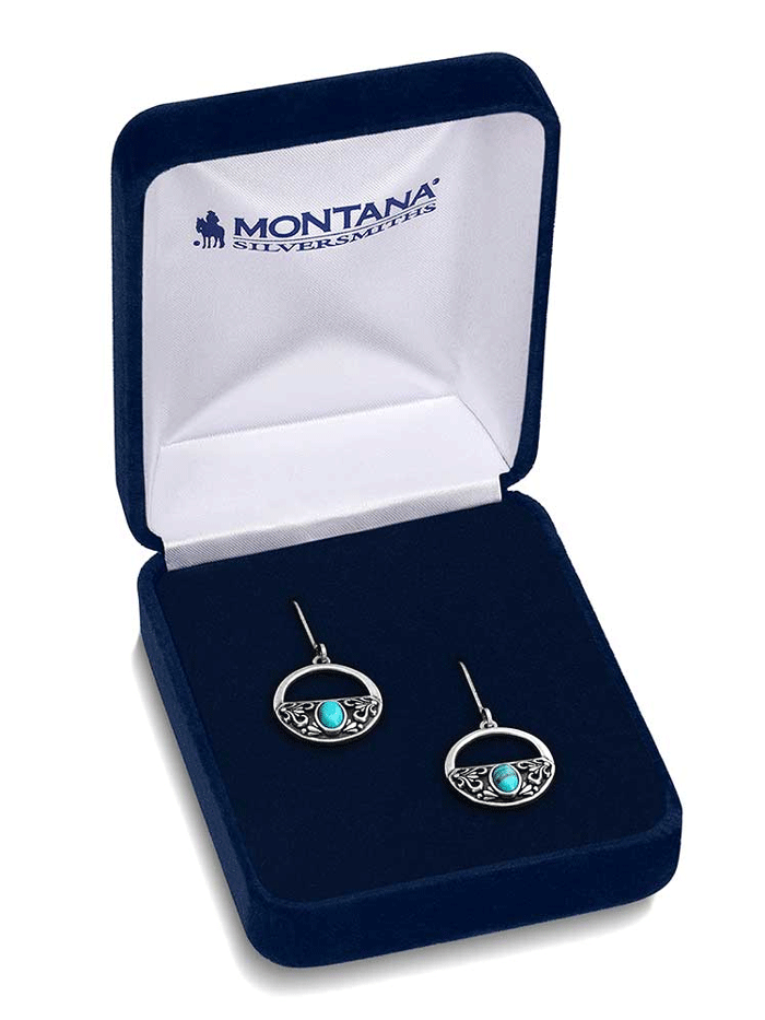 Montana Silversmiths ER5869 Women's Treasured Embrace Earrings - Sterling Silver Dangle Earrings for Everyday Wear & Special Occasions