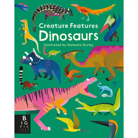 Creature Features: Dinosaurs - Educational Dinosaur Toys for Kids | STEM Learning Toys | Perfect for Classroom, Birthday Gifts & Jurassic Themed Parties
