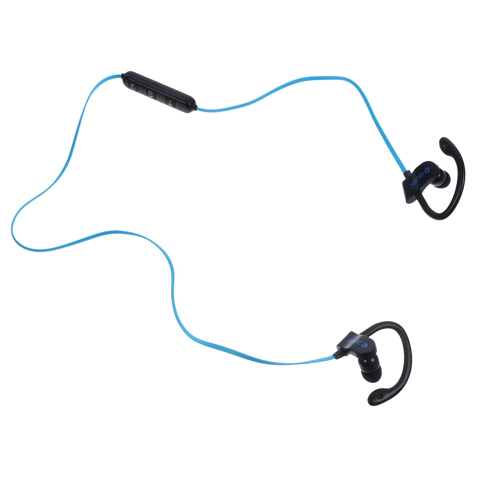 Artibetter 3 Pack Comfortable Over-Ear Hook Headphones with Built-in Microphone - Wired Stereo Headset with 10mm Speaker (Black) for Running, Workout, Gaming & Office Use