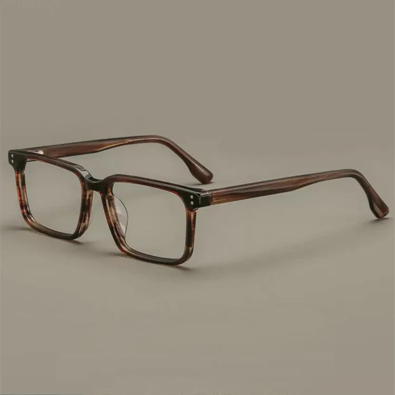 Stylish Black Unisex Square Acetate Eyeglasses BM118 - Perfect for Work, Reading & Fashion Accessories