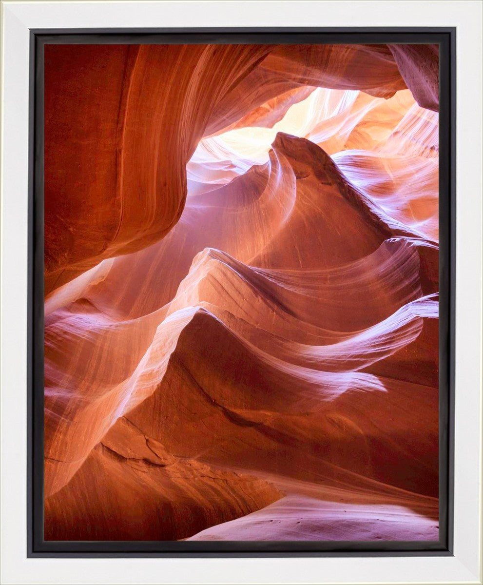 Antelope Canyon Corkscrew Gallery Wrap Canvas Print - Stunning Nature Wall Art for Home & Office Decor - Perfect for Living Room, Bedroom, or Office Spaces