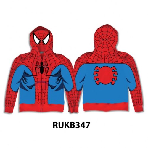 Spider-Man Costume Red Hoodie for Adults - Superhero Cosplay, Halloween & Comic-Con Outfit