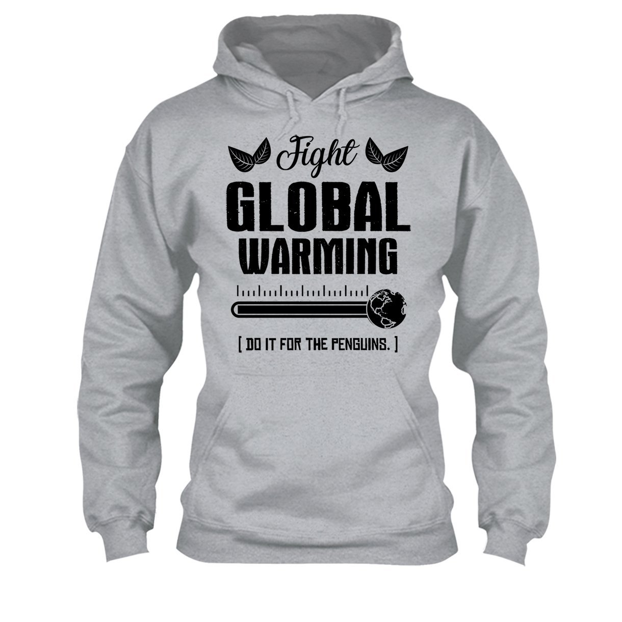 Big Grey Fight Global Warming T-Shirt - Eco-Friendly Cotton Tee for Men & Women - Perfect for Earth Day, Climate Protests & Casual Wear