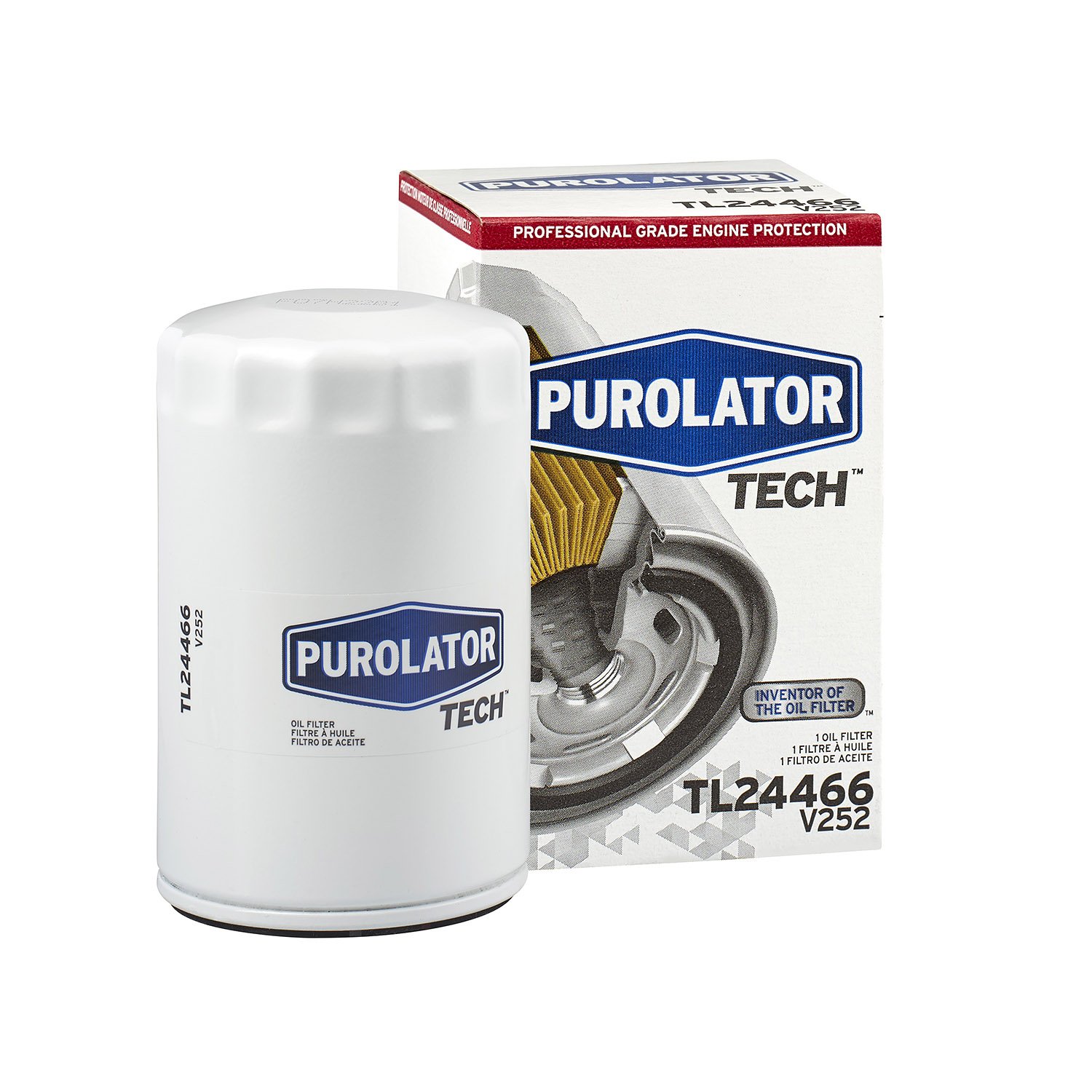 PurolatorTECH Premium Spin On Oil Filter - High Performance Engine Protection for Cars, Trucks & SUVs | Perfect for Routine Maintenance & Oil Changes