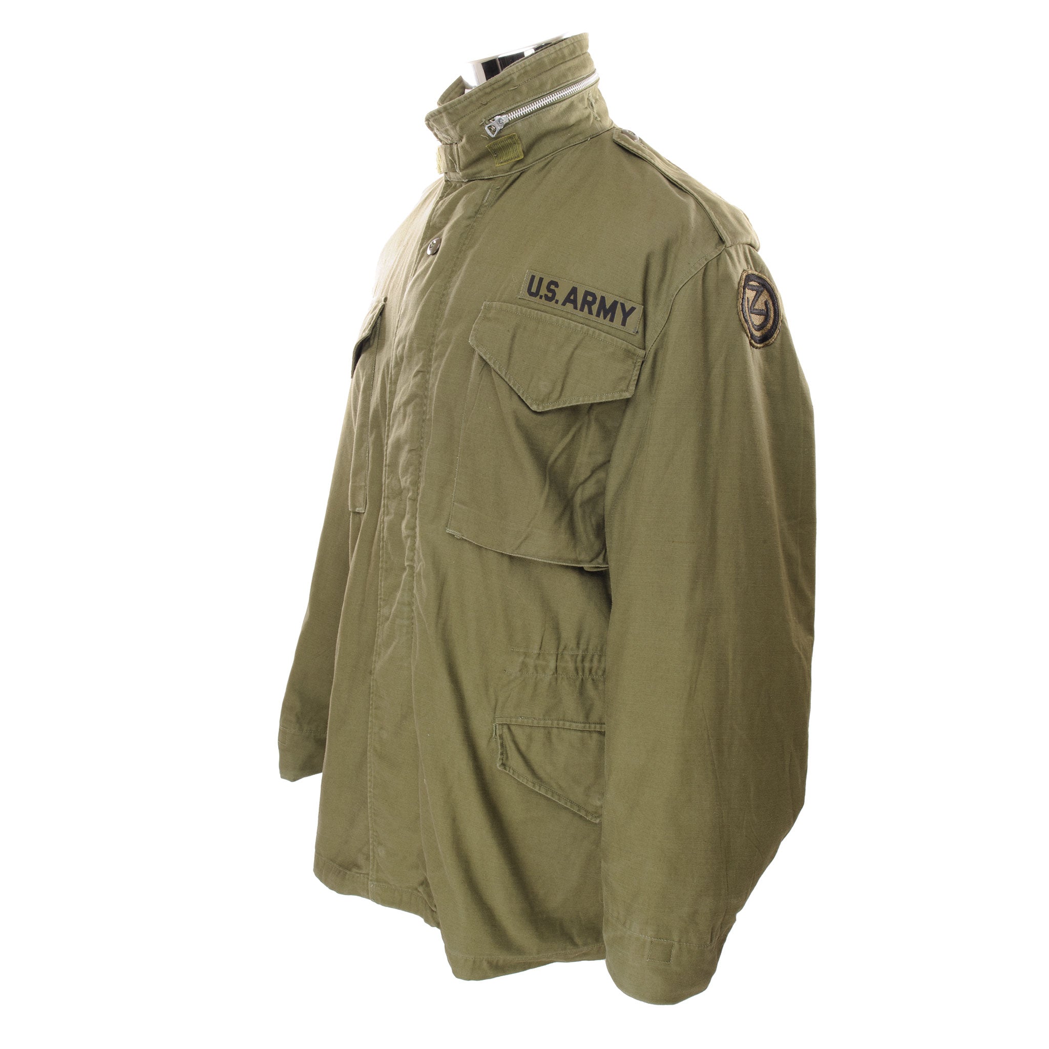 Vintage US Army M-1965 M65 Field Jacket - Vietnam War Era Military Jacket, Size Medium Long - Perfect for Outdoor Adventures, Reenactments & Casual Wear