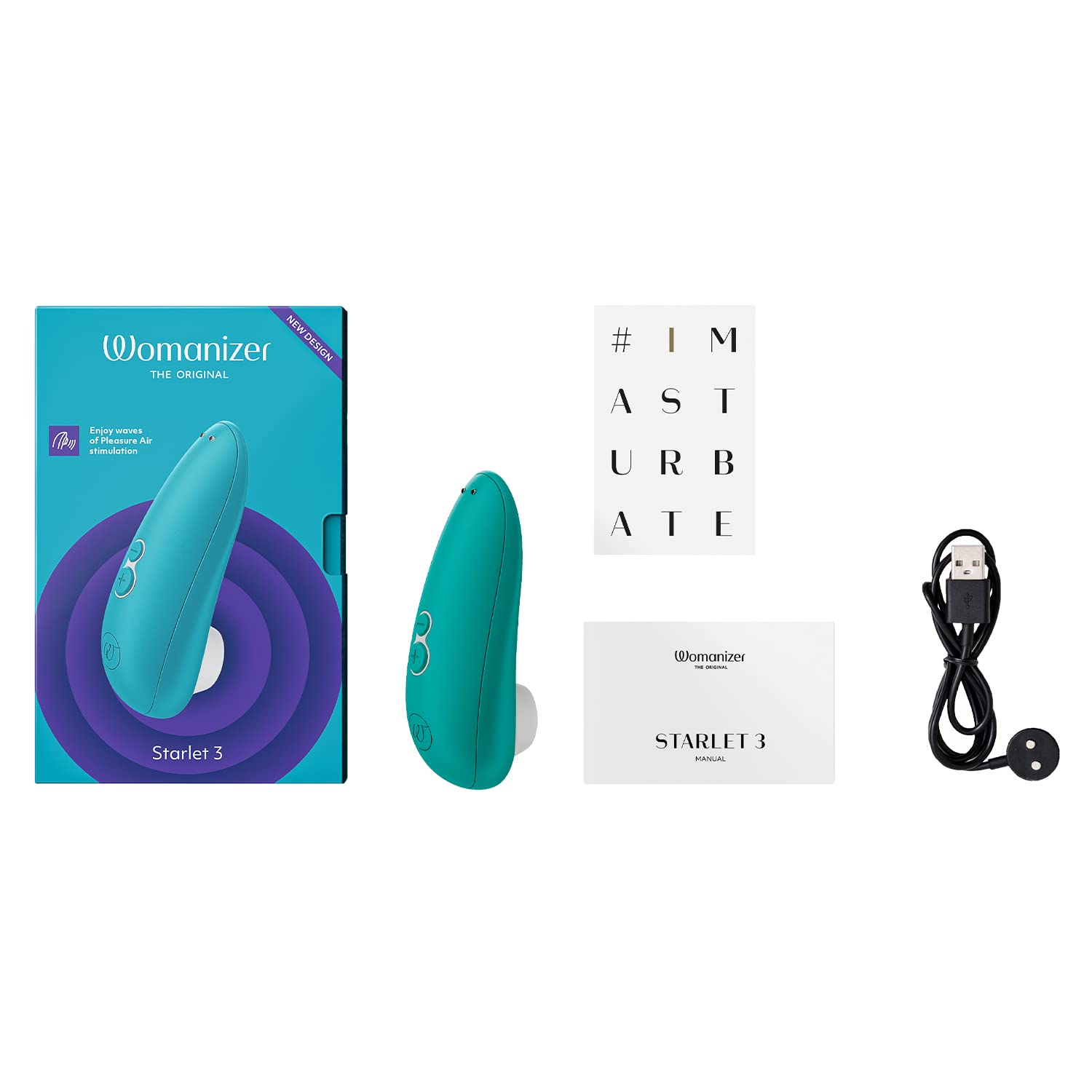 Womanizer Starlet 3 Clitoral Stimulator - 6 Powerful Vibration Modes | Rechargeable Mini Clit Vibrator for Women | Waterproof Adult Sex Toy | Personal Massager for Solo Play & Couples Intimacy | Perfect for G-Spot & Clitoral Pleasure