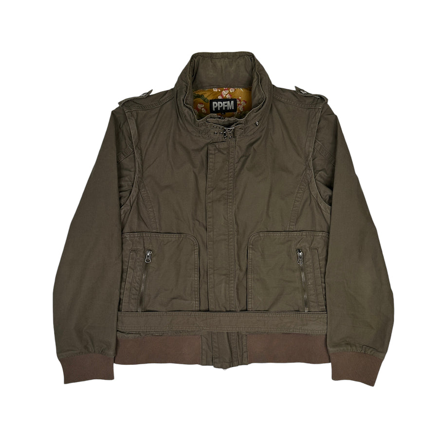 PPFM Military Tanker Jacket - Durable Men's Bomber Flight Jacket for Outdoor & Casual Wear | Perfect for Aviation Enthusiasts & Street Style