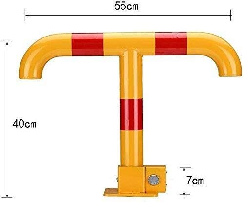 Heavy Duty Parking Barrier Lock - Anti-Crash Fixed Bollard for Vehicle Control & Parking Space Protection | Ideal for Driveways, Garages, Commercial Lots & Restricted Areas