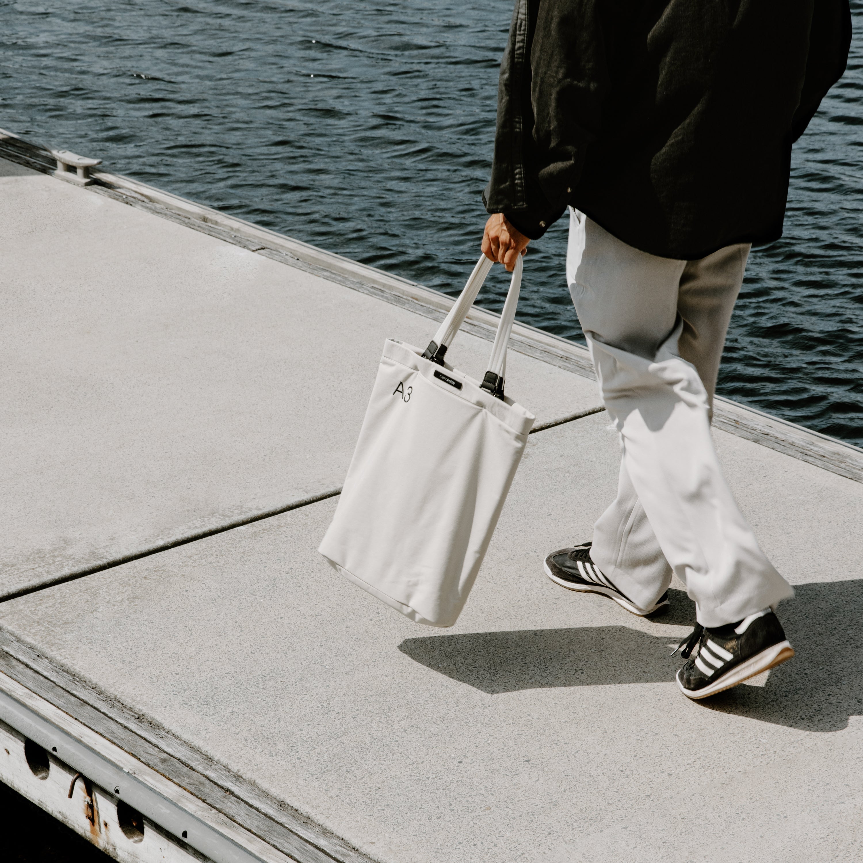 A3 Daily Tote Bag - Stylish & Durable Canvas Tote for Work, Shopping & Travel - Perfect for Office, Groceries & Beach Day Essentials