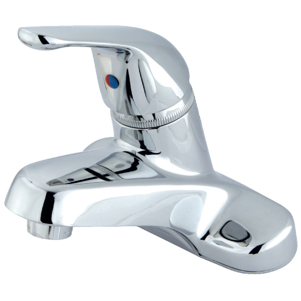 Kingston Brass KB541G Single Handle 4-Inch Centerset Bathroom Faucet - Modern Water-Saving Design for Sink Vanity, Powder Room & Guest Bath Installation