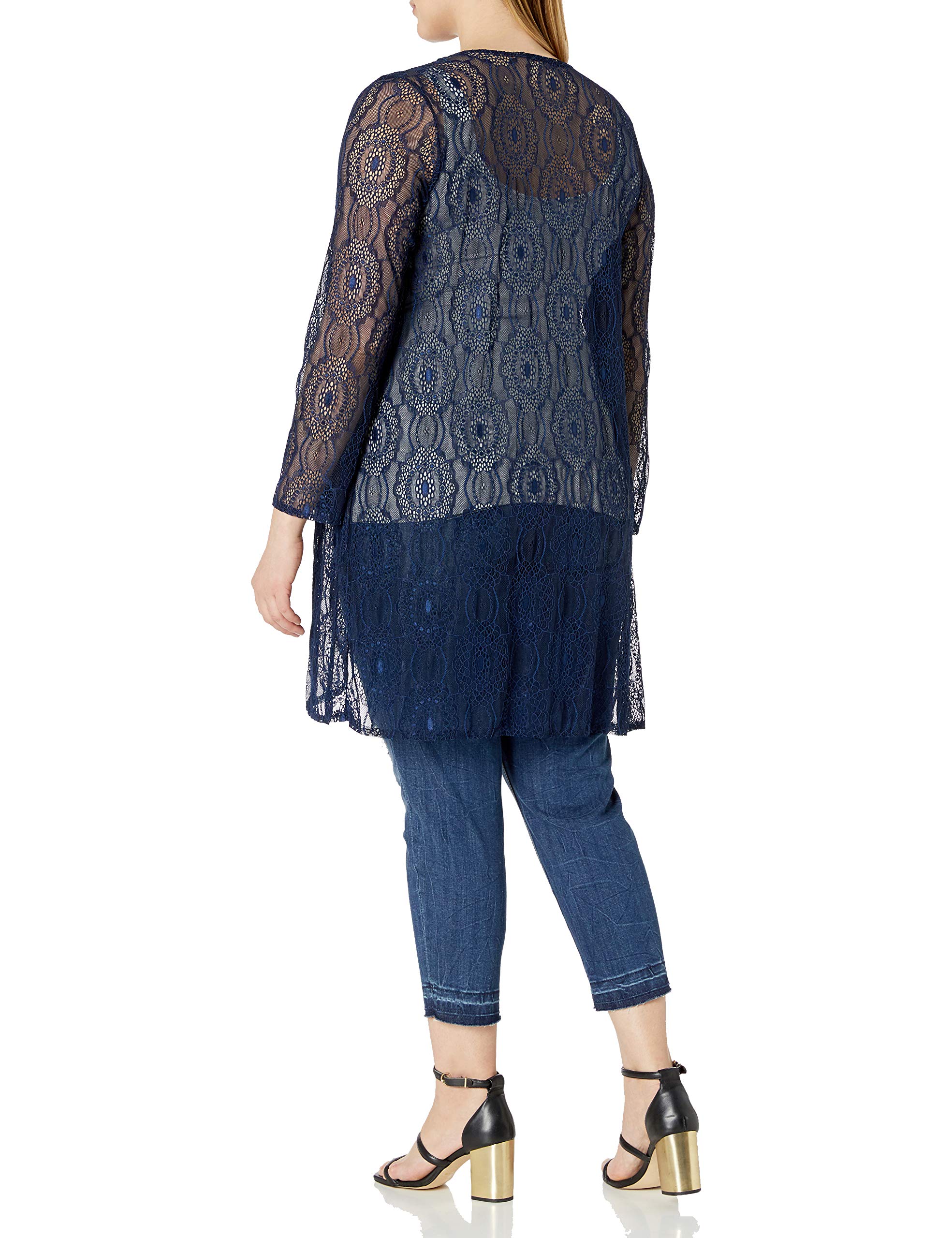 Star Vixen Women's Long Sleeve Open Front Cardigan Sweater - Lightweight Knit Wrap Cover Up for Fall & Winter - Perfect for Office, Date Night & Casual Outfits