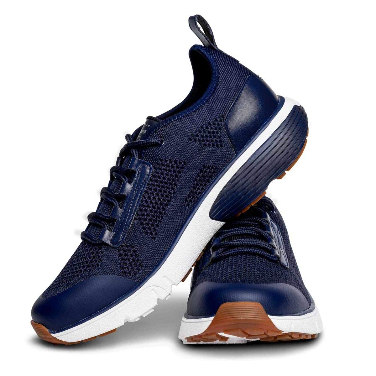 Dr. Comfort Jack Men's Athletic Shoes with Gel Inserts - Fashion Sneakers for Men with Laces & Durable Rubber Sole - Perfect for Walking, Running, and Everyday Comfort