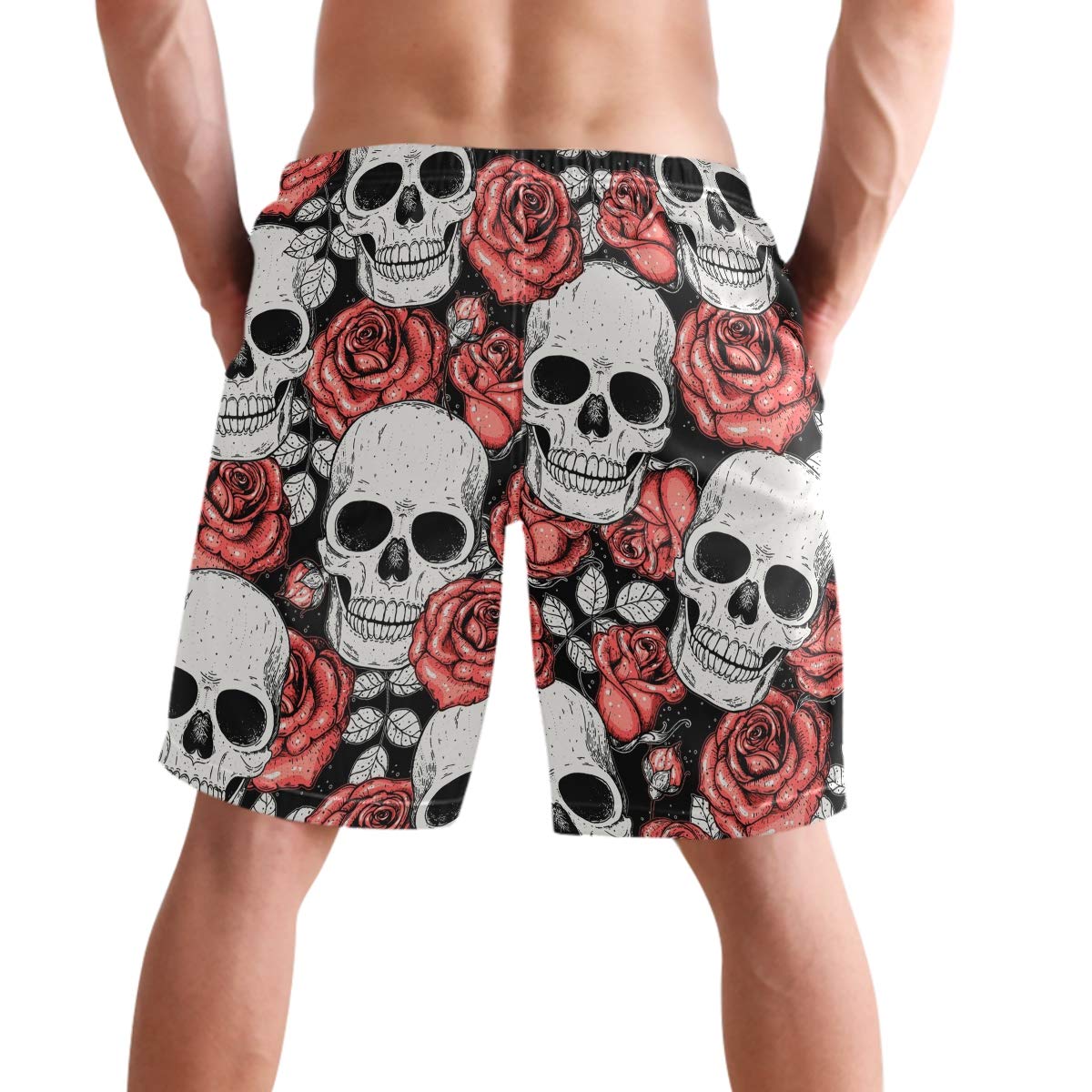 Visesunny Men's Quick Dry Swim Trunks - Stylish Beach Shorts for Swimming, Running & Sports with Mesh Lining - Perfect for Pool, Beach & Water Activities