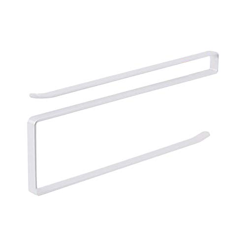 Gallity Under Cabinet Paper Towel Holder - White, Space-Saving Kitchen Organizer for Paper Rolls, Tissues & Towels - Perfect for Kitchens, Bathrooms, Ceiling Closets & Small Spaces