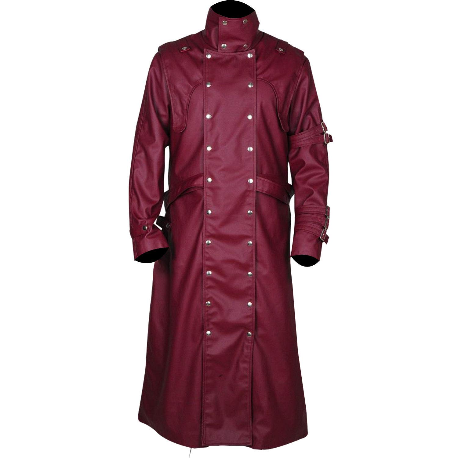 Trigun VASH Trench Leather Coat - Stampede Series Anime Cosplay Costume for Halloween, Comic Con & Themed Parties | Premium Faux Leather Jacket for Men & Women