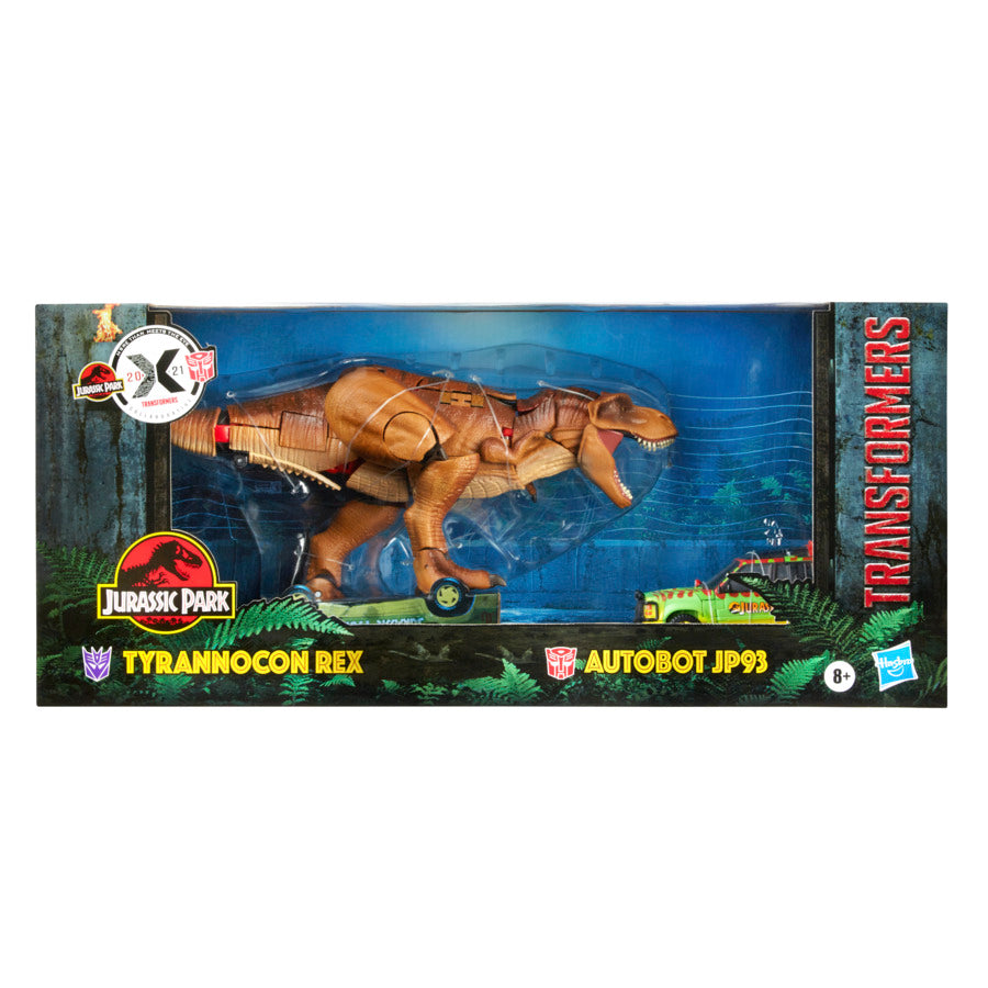 Jurassic Park Transformers Mash Up Tyrannocon Rex Autobot Action Figure - Collectible Toy for Fans, Movie Enthusiasts & Gift Ideas
