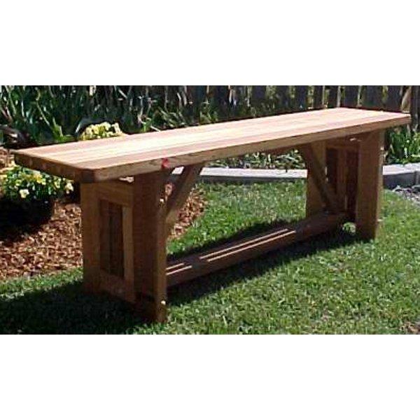 Cabbage Hill Bench - Durable Outdoor Wooden Bench for Garden, Patio, and Backyard - Perfect for Relaxing, Entertaining, and Enjoying Nature