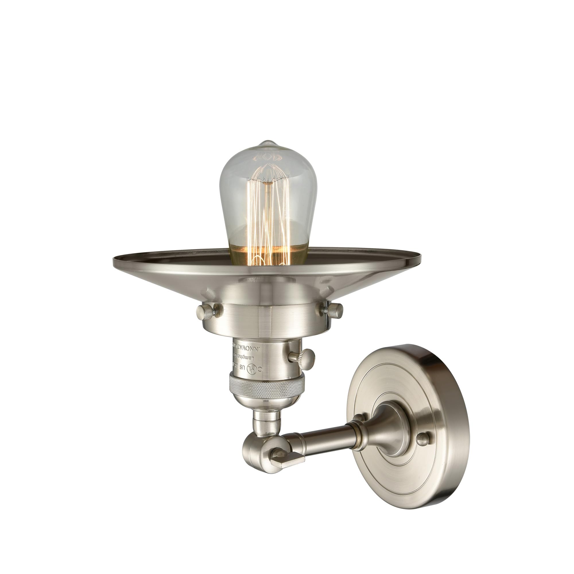 203SW-OB-M5 Wall Sconce Light Fixture with High/Low/Off Switch - Oil Rubbed Bronze Finish - Perfect for Bedroom, Hallway, or Entryway Lighting