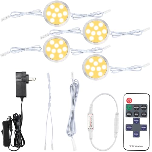 4 Lights, 2700K Warm White