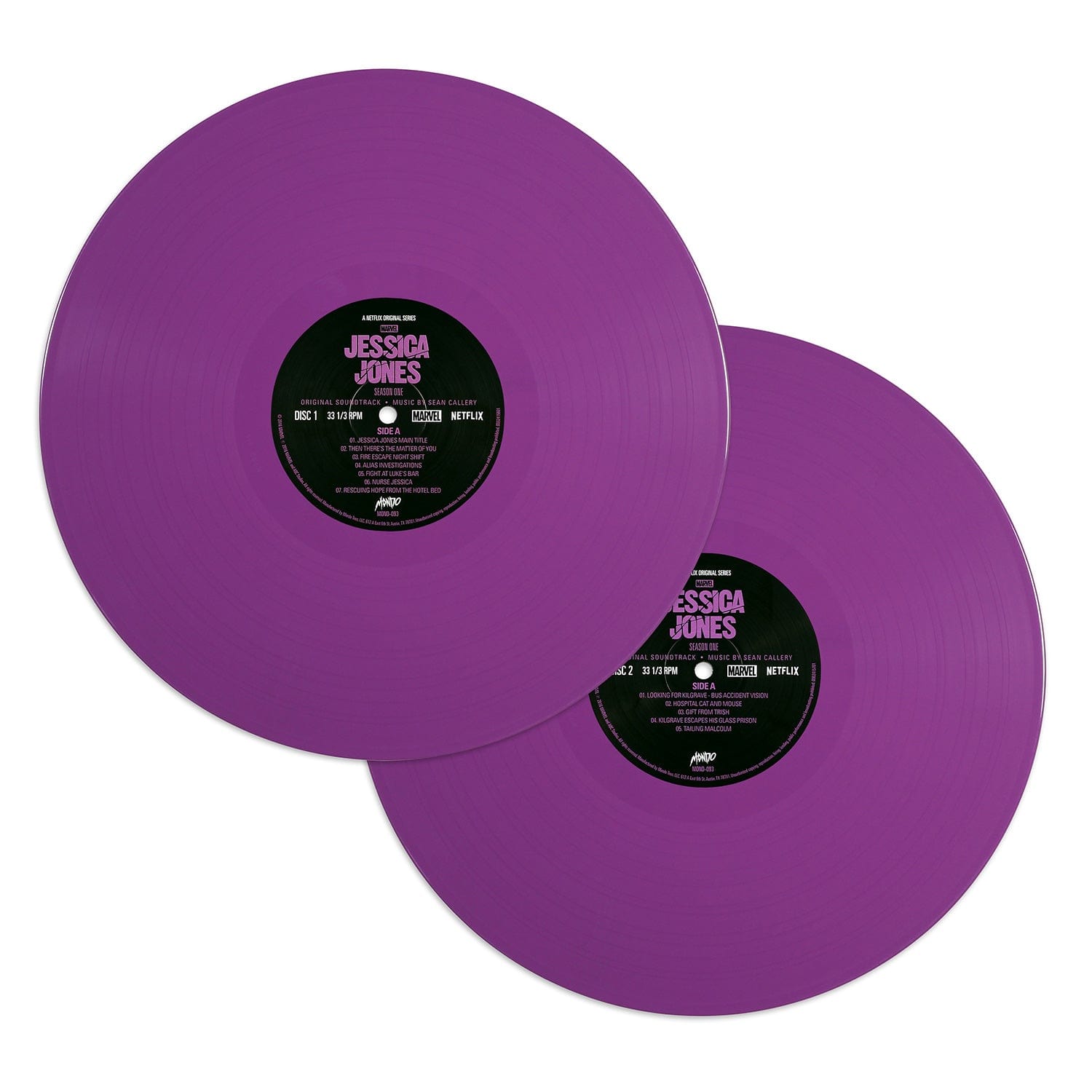 Marvel's Jessica Jones Season 1 Original Soundtrack Vinyl 2XLP - Limited Edition Collectible for Marvel Fans & TV Show Music Lovers (Perfect for Home Listening & Gift Giving)