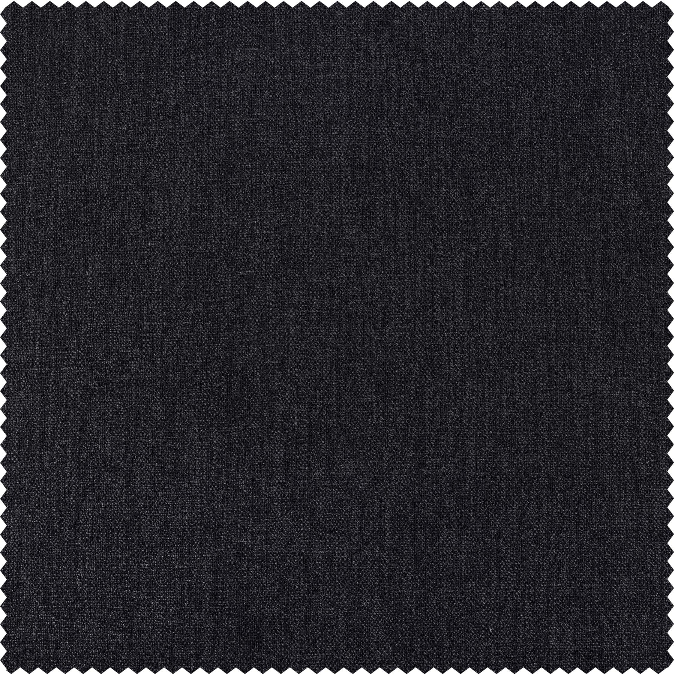 Nightshade Grey Pebble Weave Faux Linen Fabric Swatch - Premium Upholstery & Home Decor Material for DIY Projects, Curtains, and Pillow Covers