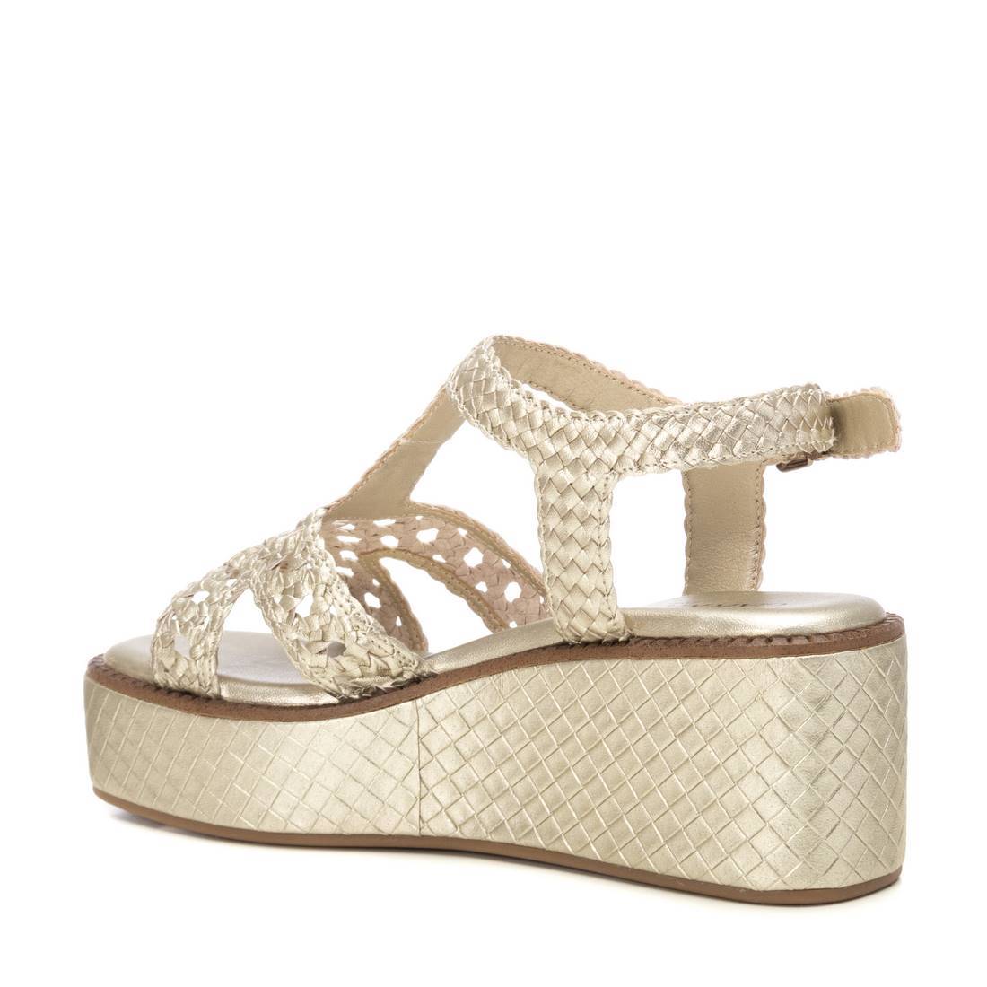 CARMELA Women's Gold Wedge Sandals - Comfortable High Heel Summer Shoes for Beach, Party & Casual Wear