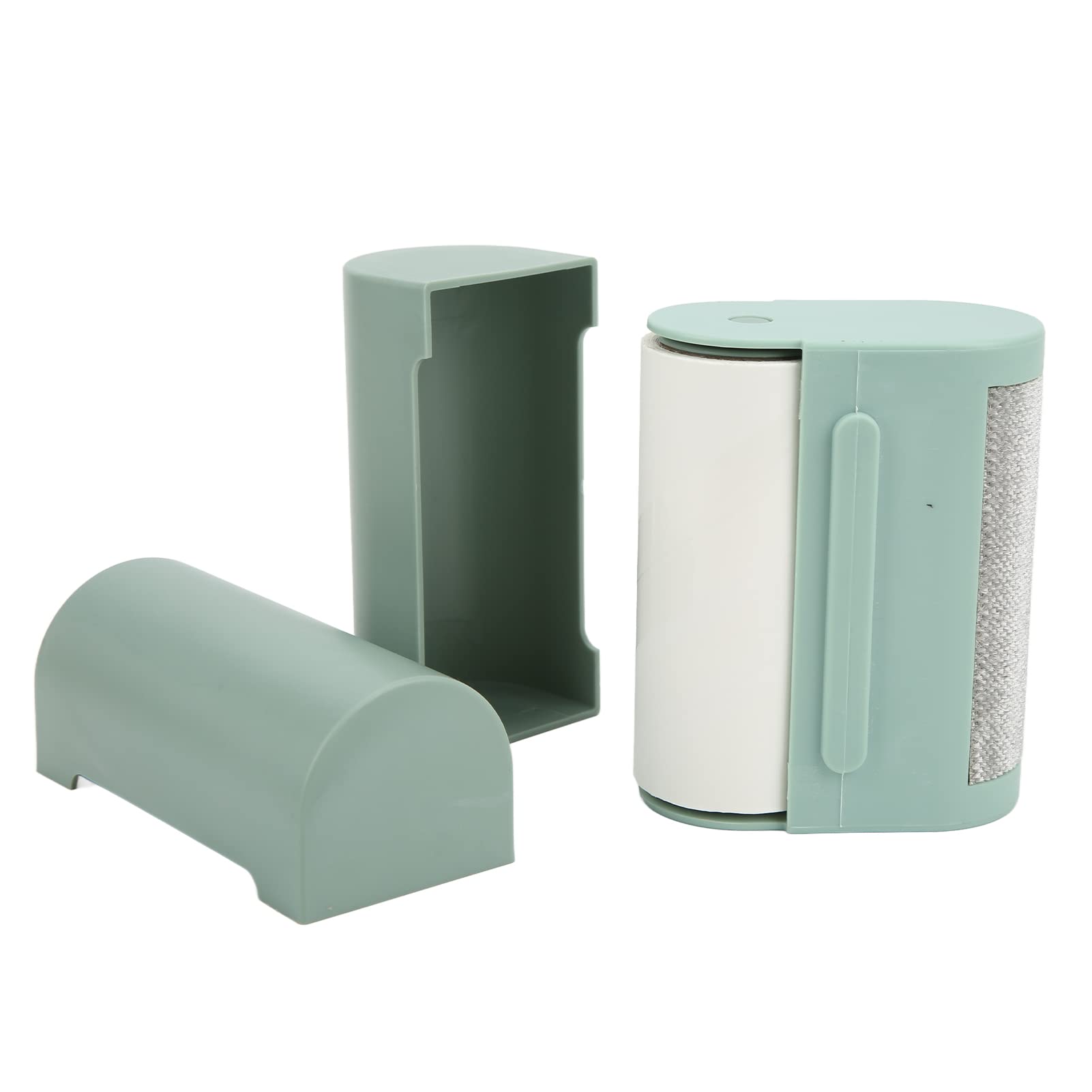 Pet Hair Remover Roller - 2-in-1 Electrostatic & Sticky Roller for Dogs & Cats - Includes 1 Roller & 2 Replacement Cores - Portable Lint Brush for Furniture, Car Seats & Clothes