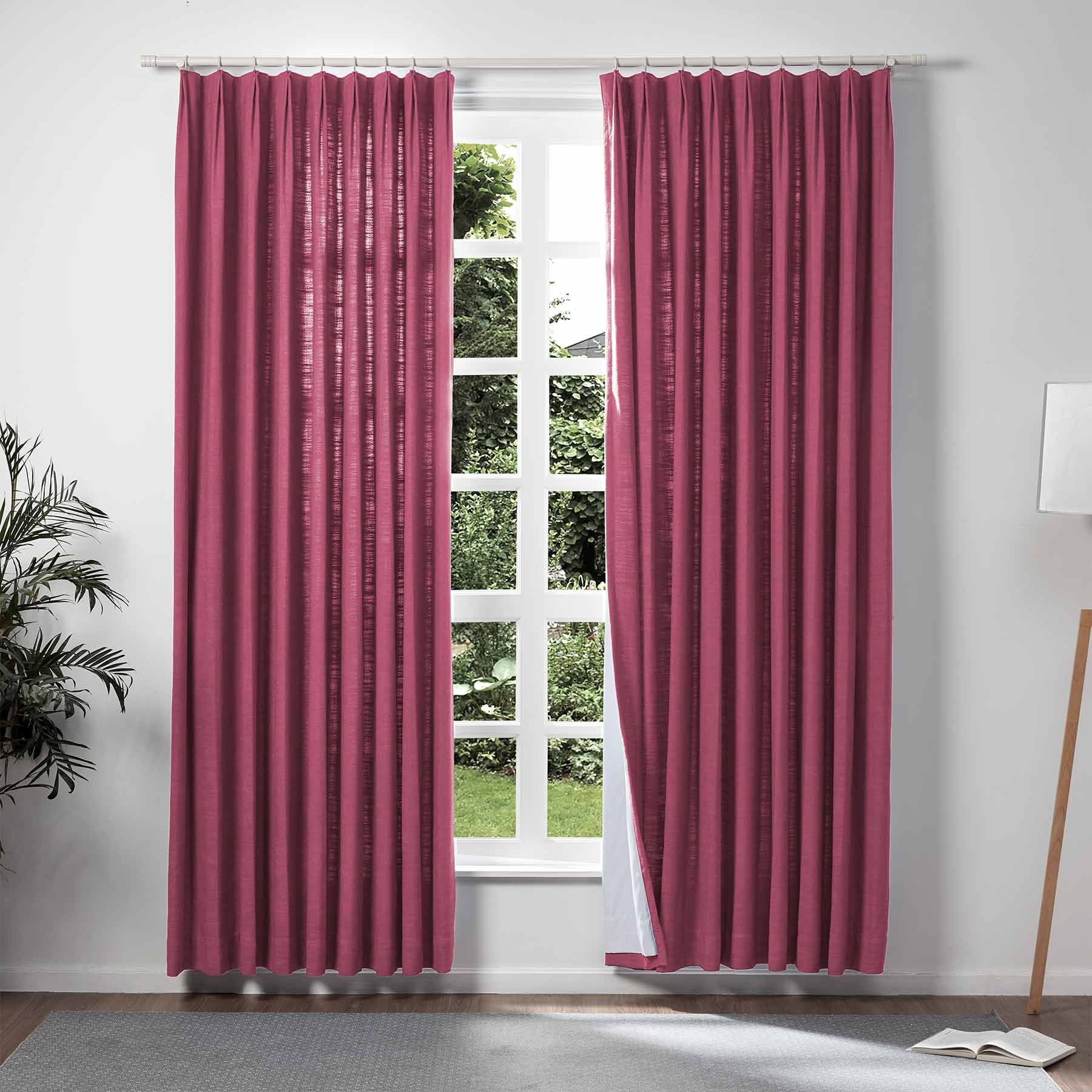Custom Pinch Pleated Curtains for Living Room & Bedroom - Blackout Thermal Insulated Drapes with Rod Pocket - Elegant Home Window Treatments for Privacy & Light Control