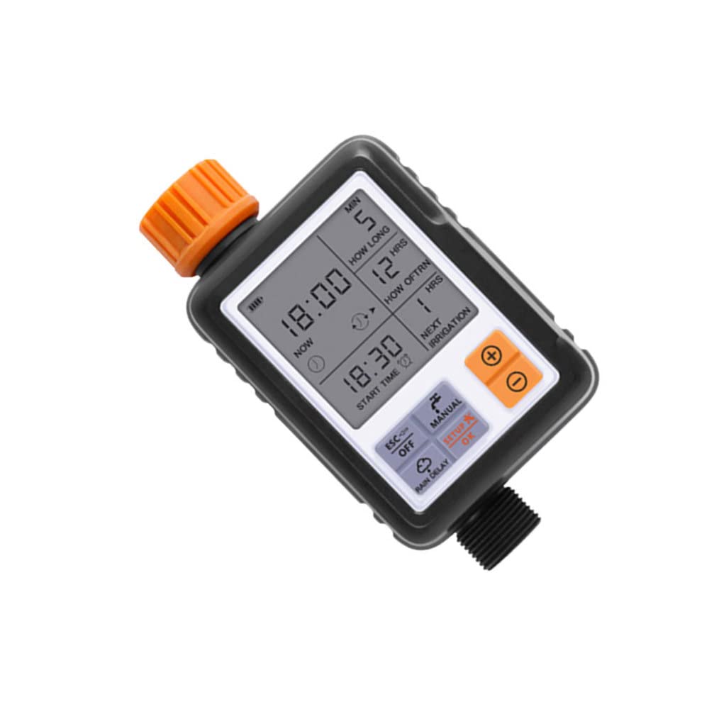 Happyyami Automatic Irrigation Timer - Professional Electronic Hose End Timer for Garden & Lawn, Smart Water Sprinkler Controller with Timer Function, Perfect for Outdoor Plant Watering & Drip Irrigation Systems
