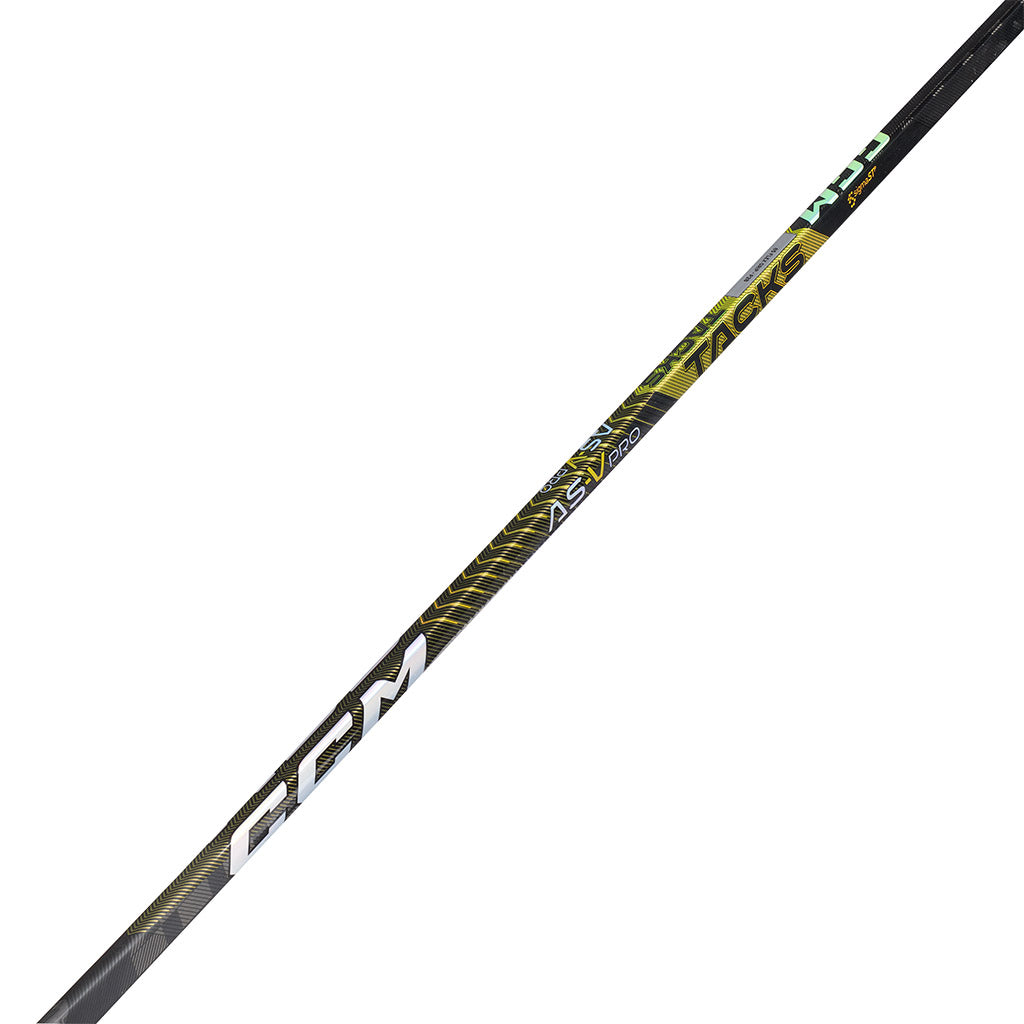CCM Tacks AS-V Pro Senior Ice Hockey Stick - Lightweight Carbon Fiber Hockey Stick for Advanced Players - Perfect for Competitive Games & Training Sessions
