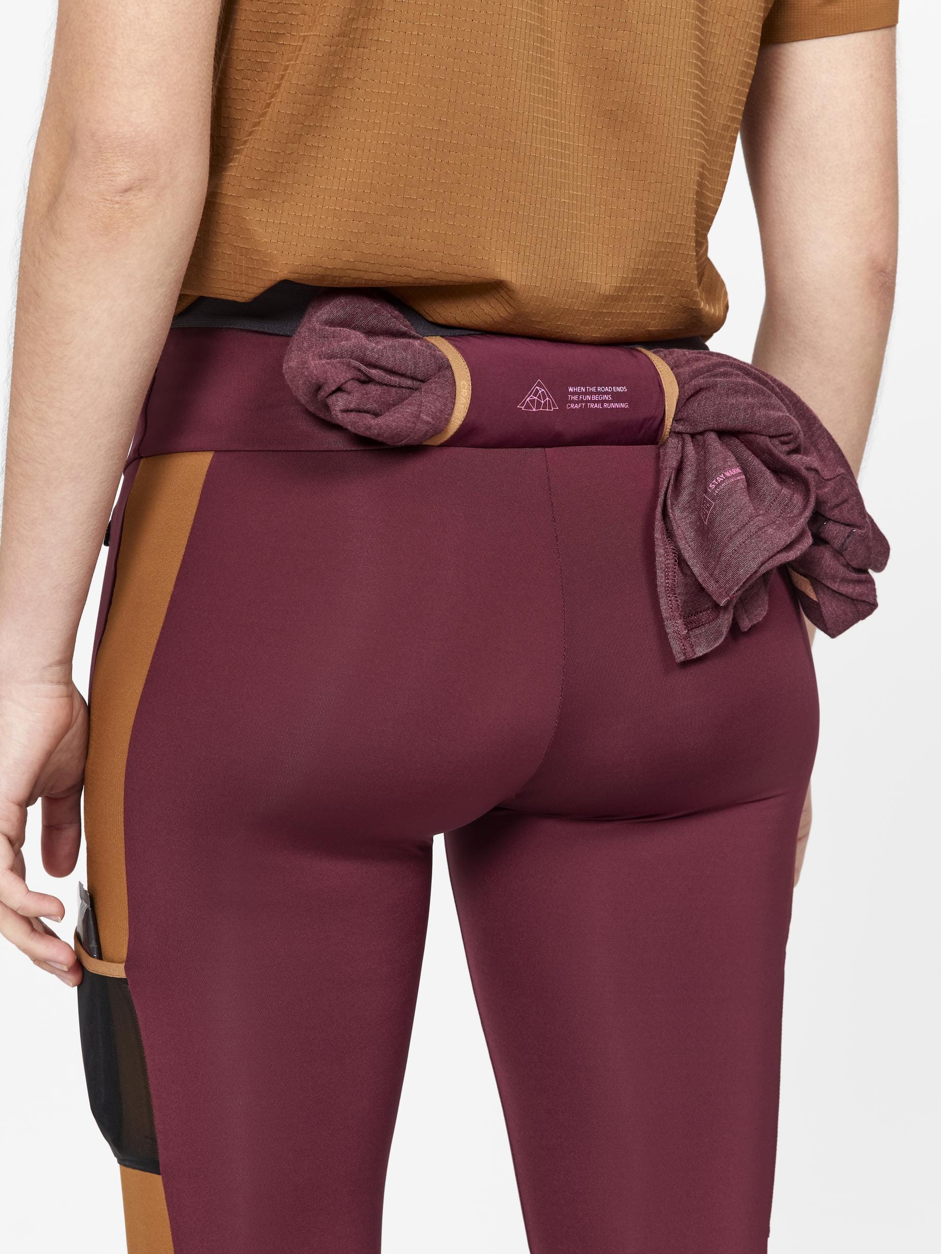 Women's High-Performance PRO Trail Running Tights - Moisture-Wicking, Breathable & Stretchable for Outdoor Hiking, Jogging & Fitness Workouts