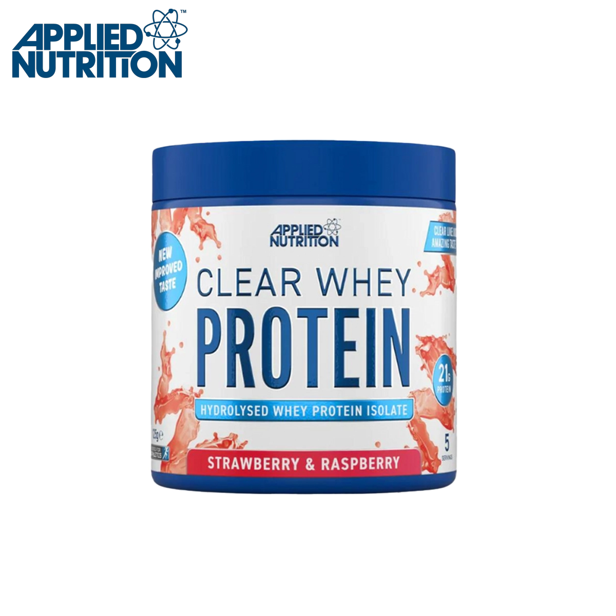 Applied Nutrition Clear Whey Isolate Protein Powder - 125g Trial Pack (5 Servings) | Zero Sugar, Low Carb, Fast Absorption | Perfect for Post-Workout Recovery & Muscle Growth