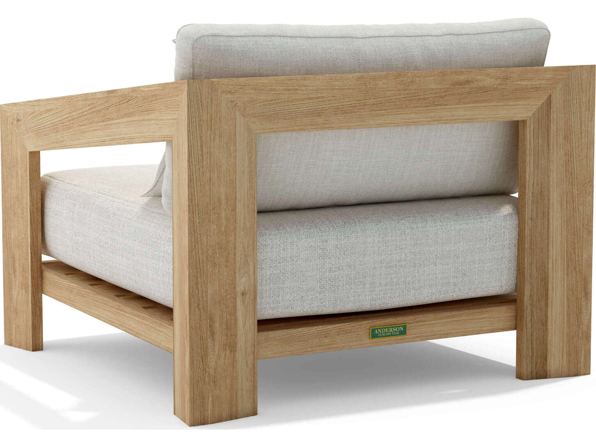 Anderson Teak Smyrna Lounge Armchair DS 851 - Premium Outdoor Patio Furniture for Garden, Poolside & Deck Relaxation