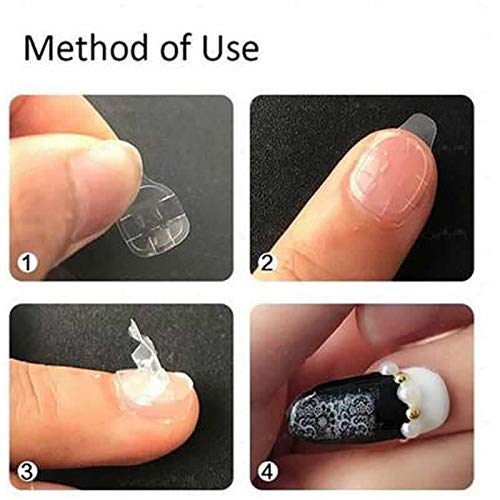 Professional Nail Glue Super Strong Adhesive - 5 Pack White Nail Extension Glue for Acrylic Nails, Press On Nails, False Nails & Nail Art - Long Lasting & Quick Dry Formula for Salon & Home Use