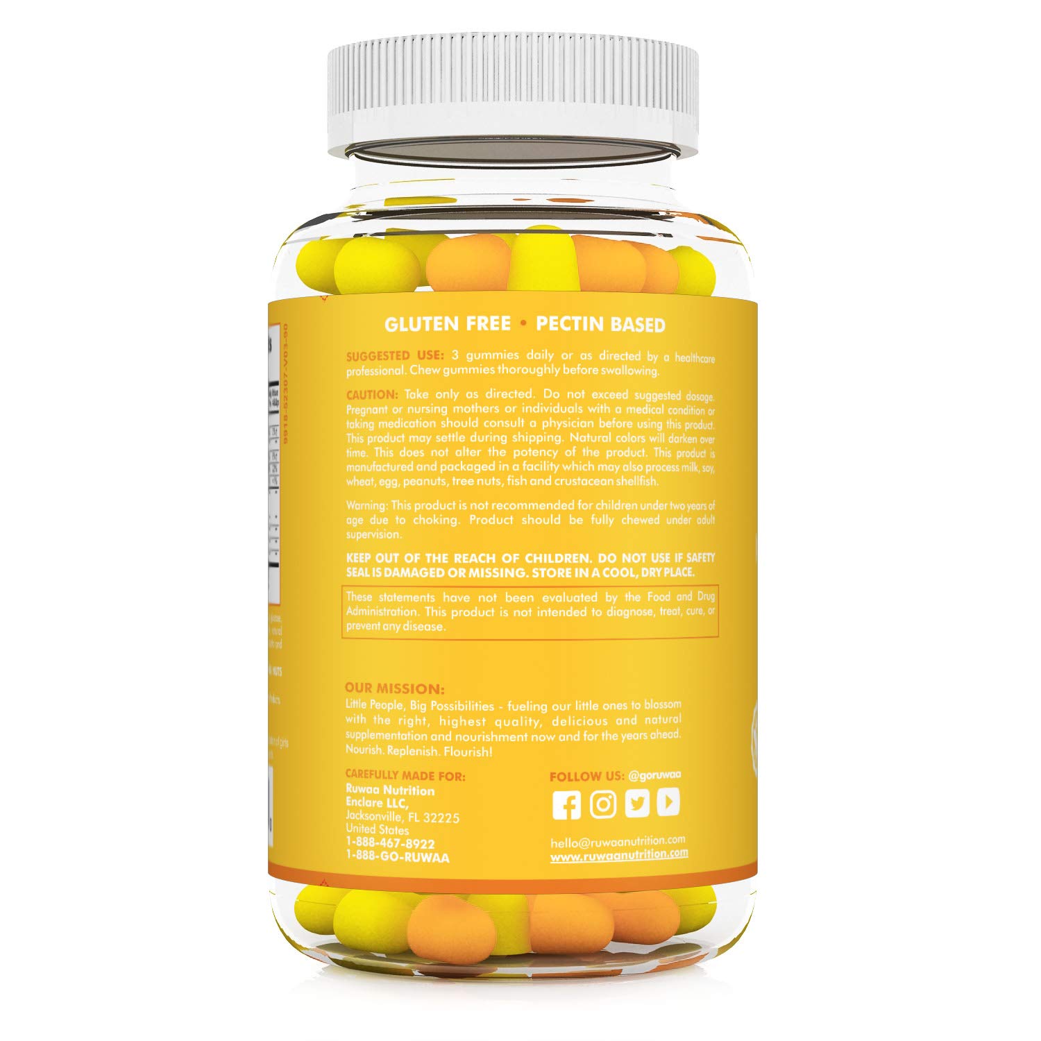 Kids Omega 3 Gummies with DHA & EPA - Vegan Omega 3-6-9 Supplement + Vitamin C for Cognitive Health, Focus & Vision - No Fishy Aftertaste - 540 Count (6 Pack) - Perfect for School Snacks & Daily Nutrition