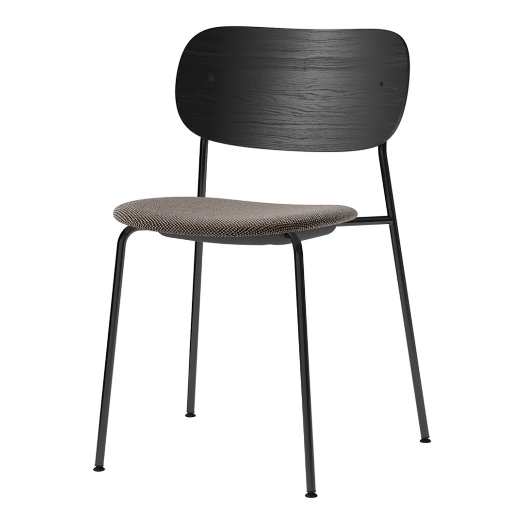 Co Dining Stackable Chair - Upholstered Seat for Kitchen, Dining Room & Outdoor Patio | Comfortable & Space-Saving Furniture