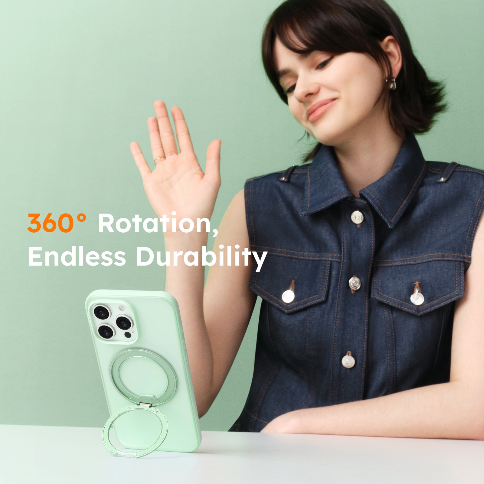Ostand O3 Fitness iPhone 16 Stand - Adjustable Phone Holder for Gym, Home & Office Workouts - Perfect for Yoga, Running & Video Calls