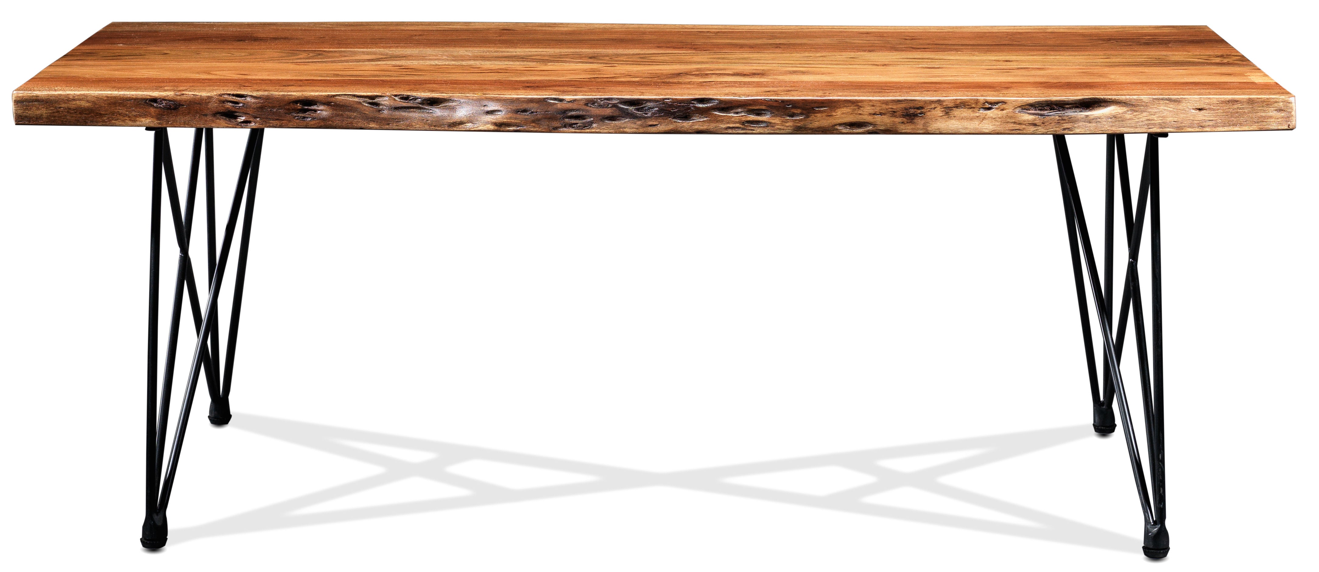 Agra 50 Natural Wood Coffee Table - Modern Living Room Furniture for Home Decor & Small Space