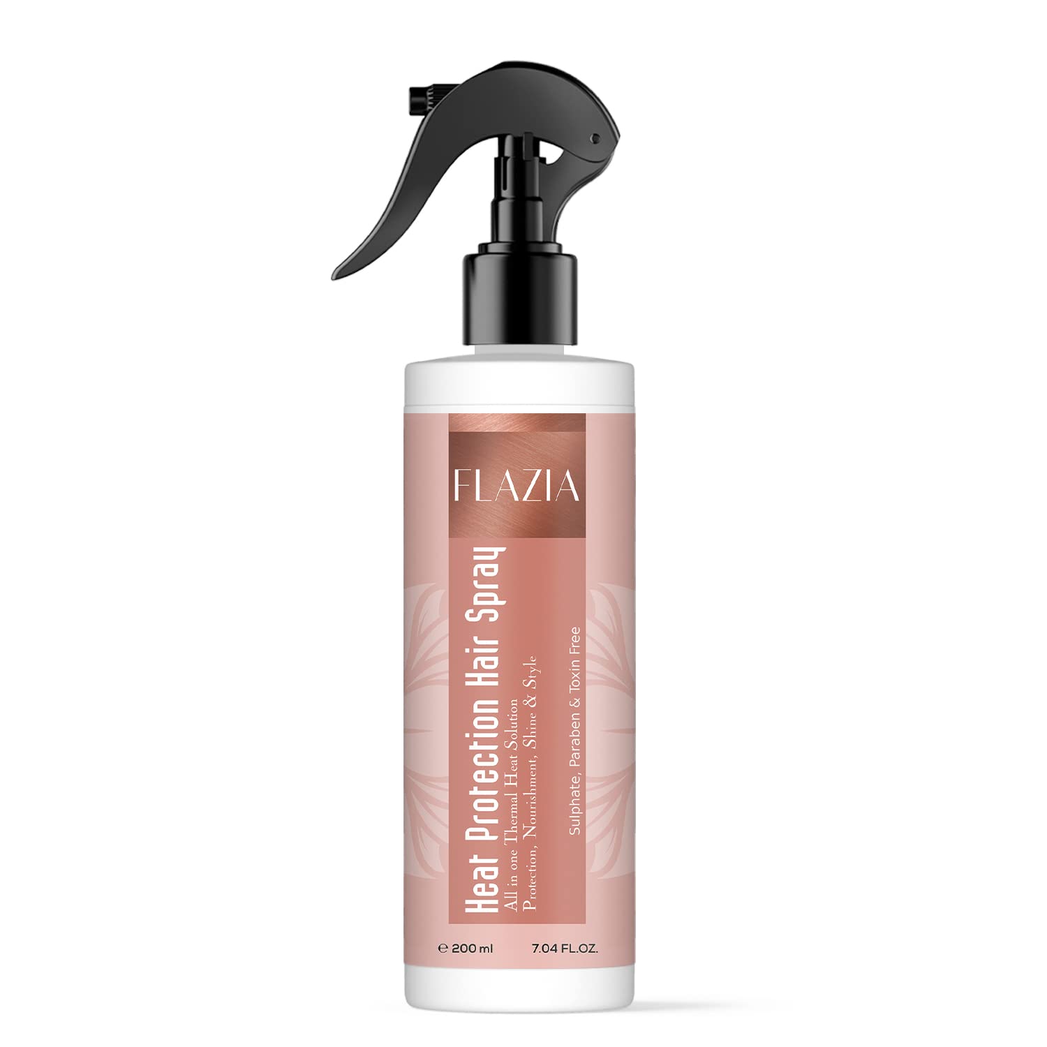 FLAZIA Natural Heat Protectant Hair Spray with Keratin, Argan Oil & Vitamins E & B5 - Thermal Styling Spray for Smooth, Nourished Hair - Safe for Men & Women - Perfect for Blow Drying, Flat Ironing & Curling