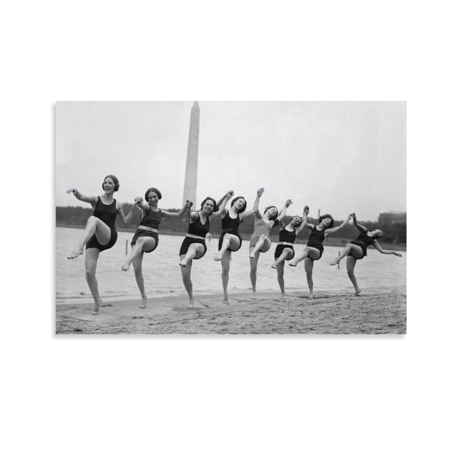 1923 Dancers Wall Art Poster - Vintage Dance Print 8x12 Inch (20x30cm) - Perfect for Living Room, Bedroom & Office Decor