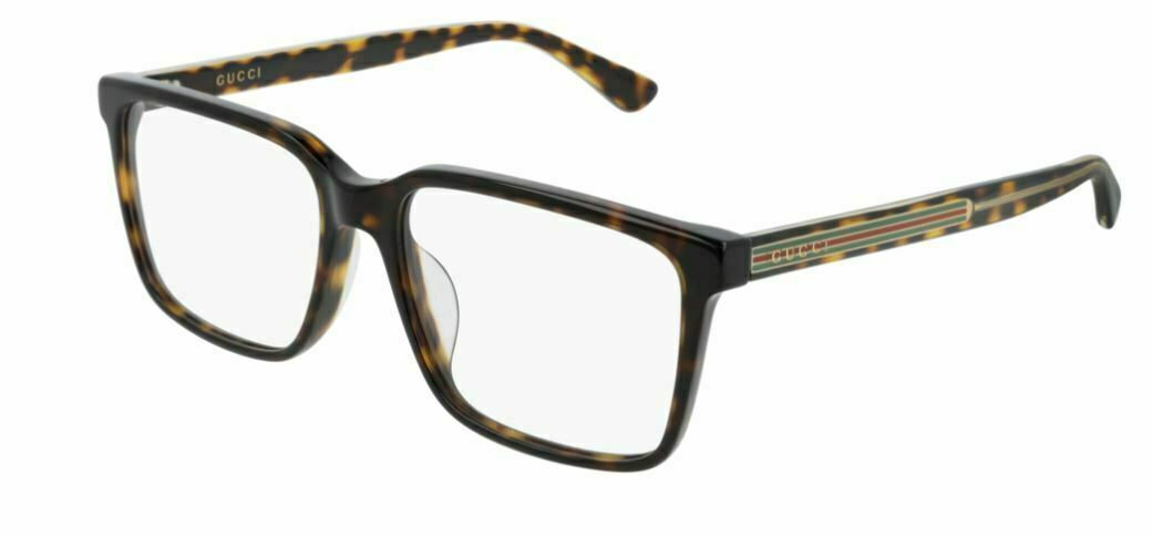Gucci GG 0385 OA 002 Havana Eyeglasses - Premium Designer Sunglasses for Women & Men, UV Protection, Fashionable Square Frame | Perfect for Outdoor Activities, Travel & Everyday Style