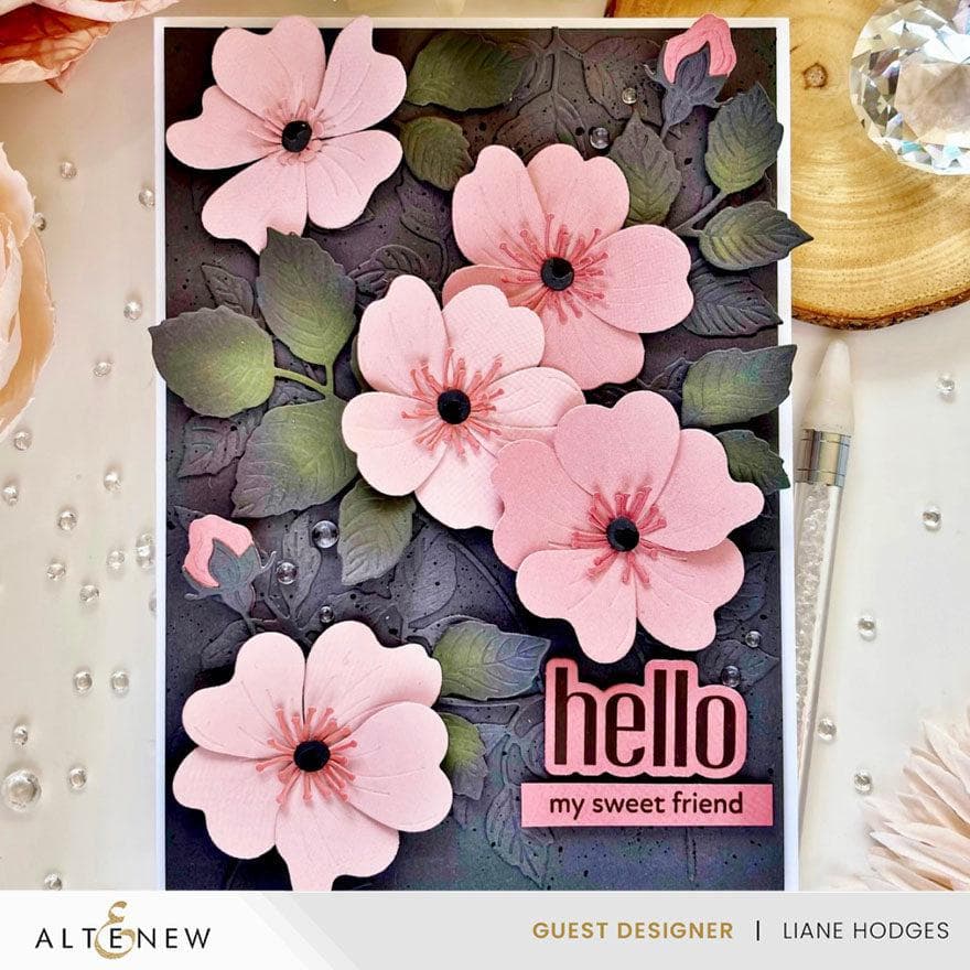 Craft A Flower: Prairie Roses Layering Die Set for DIY Scrapbooking, Card Making & Paper Crafts - Perfect for Handmade Greeting Cards, Wedding Invitations & Home Decor